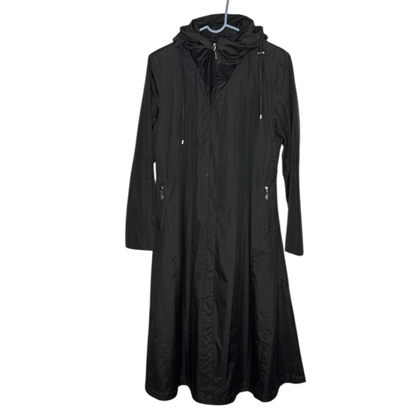 The Matrix Nylon Zip Front Midi Jacket Coat size Medium by Regent Park Goth - Picture 1 of 5